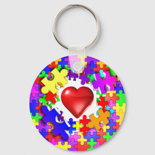 Porte-clés Coupures d'amour par l'autisme