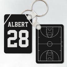 Cour de basketball noir et blanc et Jersey personn