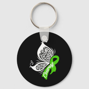Porte-clés Courage Papillon Gallbladder Bile Duct Cancer Gif