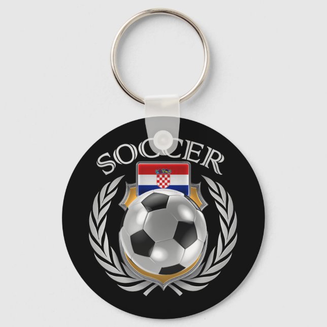 Porte-clés Coureur de foot de Croatie 2016 (Recto)