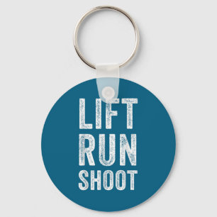 Porte-clés Coureur de levage vintage - Cadeau de motivation p