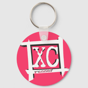 Porte-clés Coureur XC cross-country