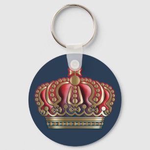 Porte-clés Couronne de la Croix Royale - Bleu Or