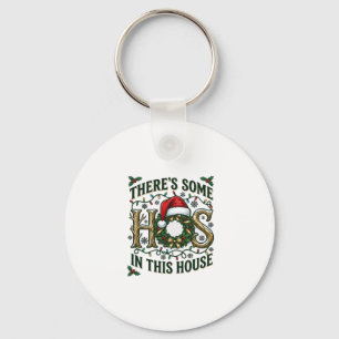 Porte-clés Couronne de Noël de Hos House Chapeau de Père Noël