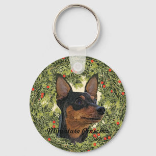 Porte-clés Couronne miniature Pinscher