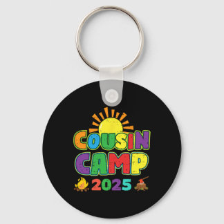 Porte-clés Cousin Camp 2025 Vacances en famille Camping été C