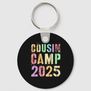 Porte-clés Cousin Camp 2025 Vacances familiales Camping d'été