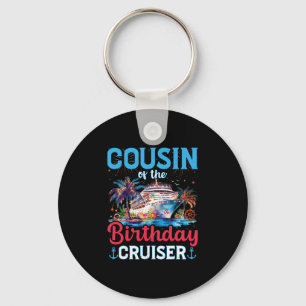 Porte-clés Cousin du croiseur d'anniversaire Funny Cruise Ann