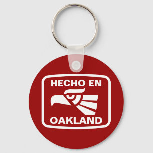 Porte-clés Coutume de personalizado d'en Oakland de Hecho