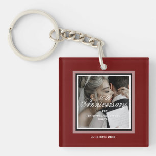 Porte-clés Coutume rouge bourguignonne 50e anniversaire coupl