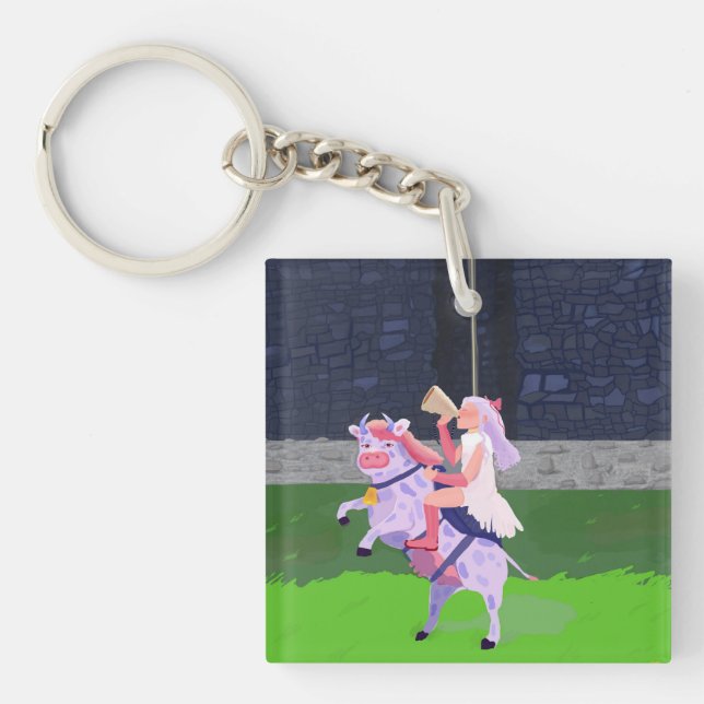 Porte-clés Cow warrior (Devant)