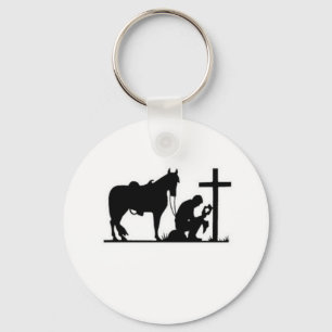 Porte-clés Cowboy à genoux
