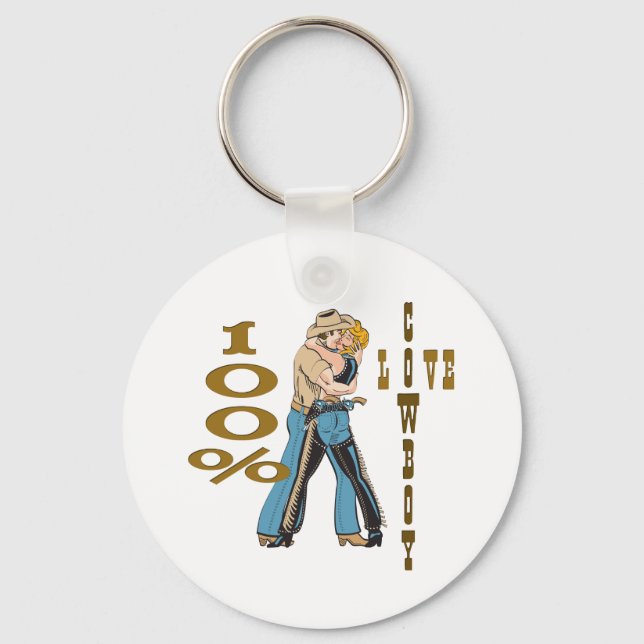 Porte-clés Cowboy Love (Recto)
