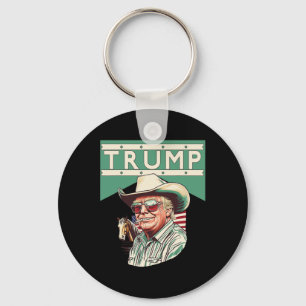 Porte-clés Cowboy Trump Trump est mon président