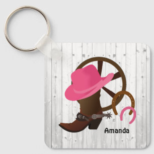 Porte-clés Cowgirl personnalisée Russe