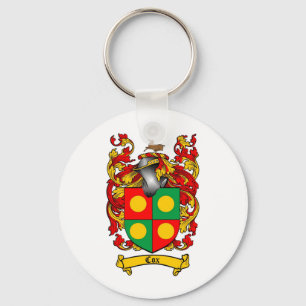 PORTE-CLÉS COX FAMILLE CREST - COX COAT OF ARMS