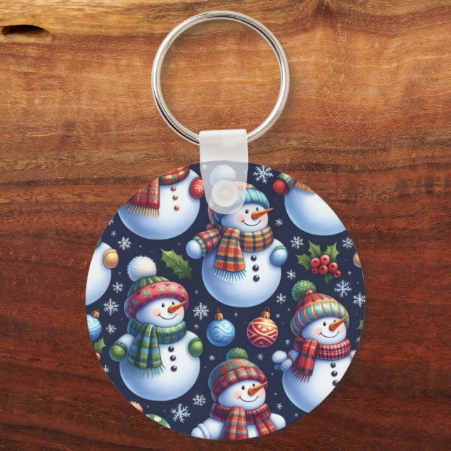 Porte-clés Cozy Festive Snowman (Recto)