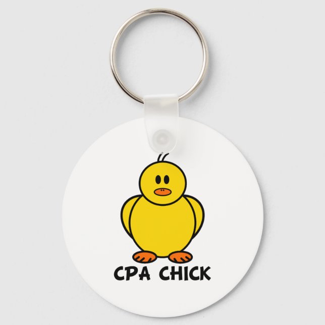 Porte-clés CPA Chick (Recto)