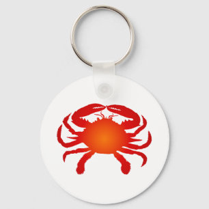 Porte-clés Crab orange