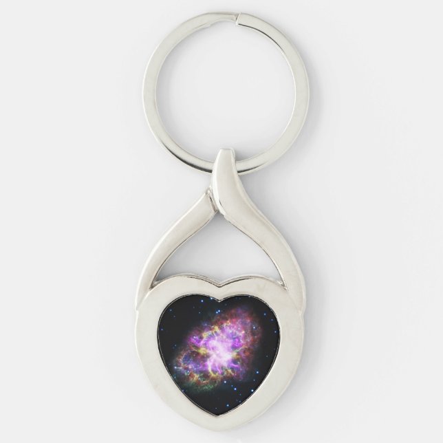 Porte-clés Crabe Nebula Supernova Remnant Hubble Composite (Devant)