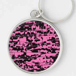 Porte-clés Crackle Abstrait