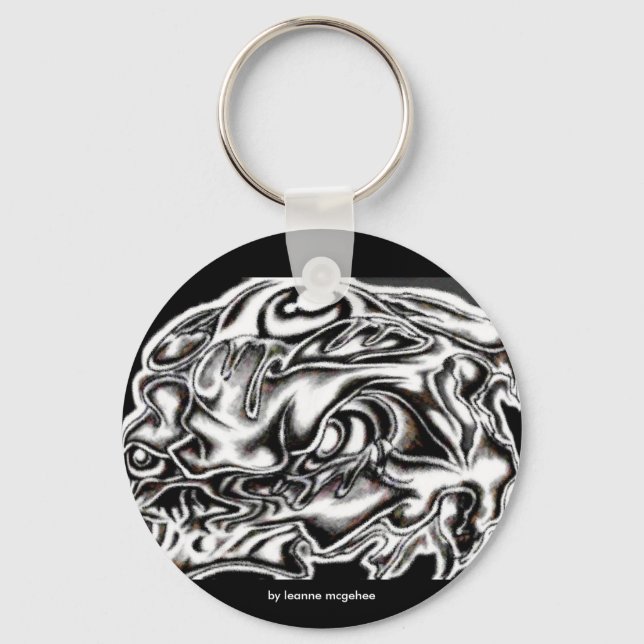 Porte-clés crâne aux yeux (Recto)