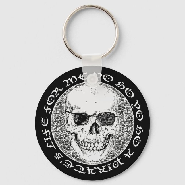 Porte-clés crâne pirate (Recto)