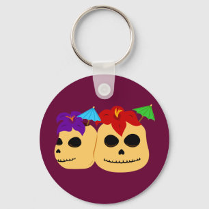 Porte-clés Crâne Tiki Mugs