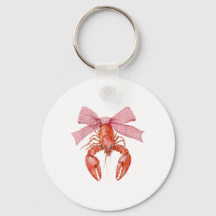 Porte-clés Crawfish Coquette Crawfish Bow Crawfish Boil Lobst