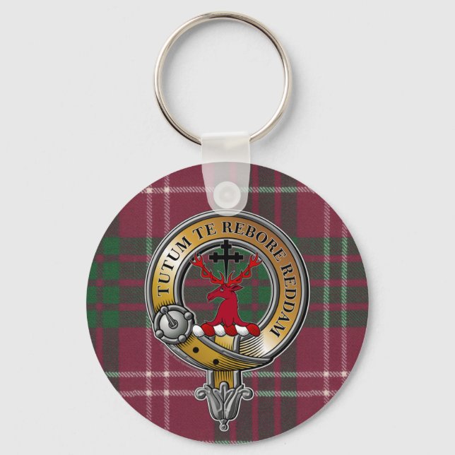 Porte-clés Crawford Tartan & Badge (Recto)