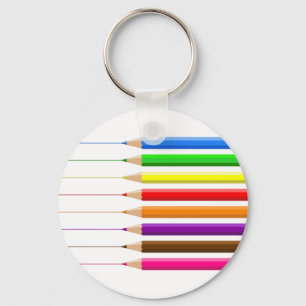 Porte-clés Crayons colorés