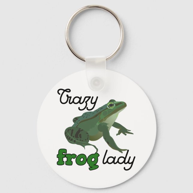 Porte-clés Crazy Frog Lady Frog cadeaux amoureux (Recto)