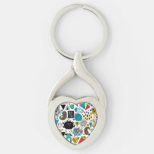 Porte-clés Crazy head