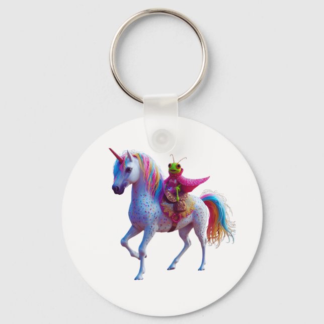 Porte-clés Créature Licorne  (Recto)