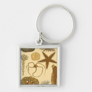 Porte-clés Créatures sous-marines de mer