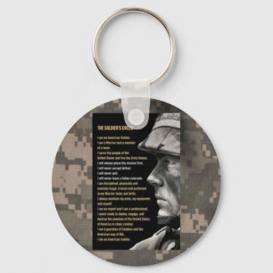 Porte-clés credo des soldats