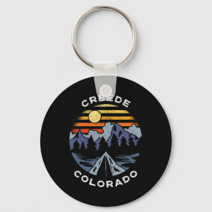 Porte-clés Creede Colorado Montagnes Vacances Camping Souveni