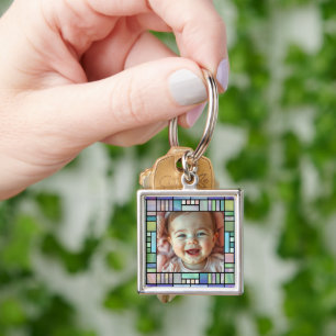 Porte-clés Créer un Porte - clé photo Carré Premium