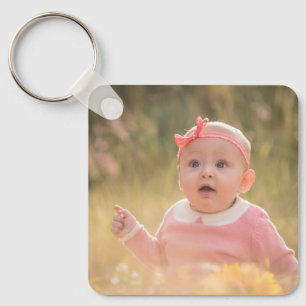 Porte-clés Créez Votre Propre Enfants Enfants Deux Photo Pers