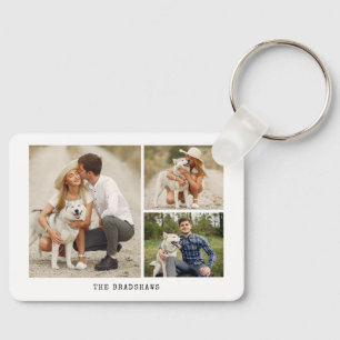 Porte-clés Créez votre propre galerie de 3 photos