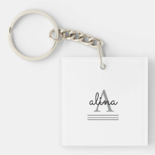 Porte-clés Créez Votre Propre Monogramme Personnalisé