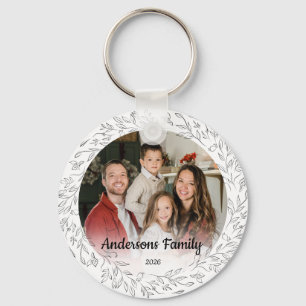 Porte-clés Créez Votre Propre Photo De Famille Personnalisée
