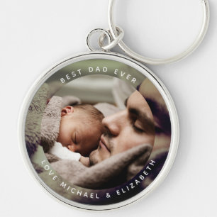 Porte-clés Créez votre propre photo de la fête des pères Meil