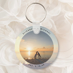 Porte-clés Créez votre propre photo Mariage mémorable personn