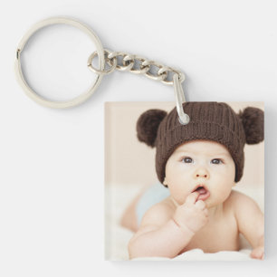 Porte-clés Créez Votre Propre Photo Moderne Enfants Enfants P