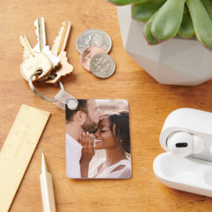 Porte-clés Créez Votre Propre Photo Moderne Personnalisée