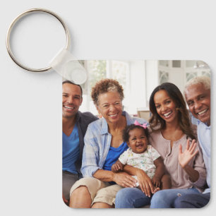 Porte-clés Créez Votre Propre Photo Personnalisée Deux Photos
