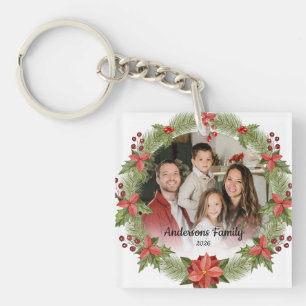 Porte-clés Créez Votre Propre Photo Personnalisée Nom de Fami