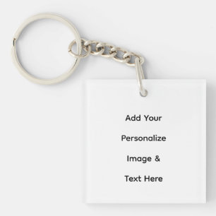 Porte-clés créez votre propre texte personnalisé personnalise