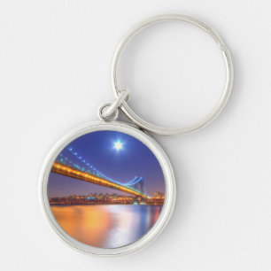 Porte-clés Crépuscule, George Washington BridgePalisades, NJ